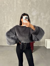 Evas Füme Muadil Kürk SweatGausSWEATSHIRTGU00903942