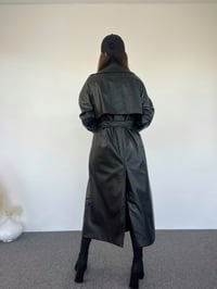 Deri Uzun Vintage TrençkotGausKABANGU00585