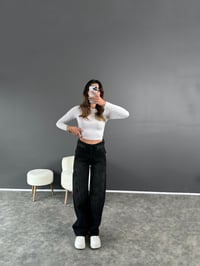 RYN Koyu Füme Cep Detaylı Jean GausDENİM PANTOLONGU002803