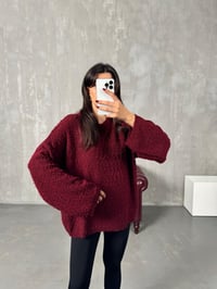 Flix Bordo Tasarım Detaylı KazakGausKAZAKGU00903890