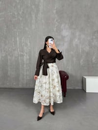 Dali Çok Renkli Desenli Astarlı Tasarım EtekGausETEKGU100920