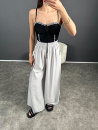 Eliow Gri Bol Paça Beli Lastikli PantolonGausPANTOLONGU007139