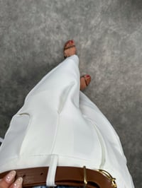 Fido Beyaz Kemerli Premium Pantolon GausPANTOLONGU008335