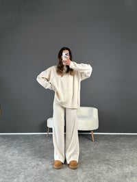 Ekru Pinterest Triko TakımGausTAKIMGU002815