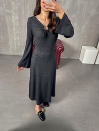 Kris Antrasit Halka Detaylı ElbiseGausELBİSEGU00904240
