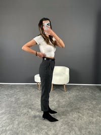 Gri Yünefek Havuç Kesim Pantolon GausPANTOLONGU002886