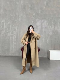 Jordi Vizon Kuşaklı TrençkotGausTRENÇKOTGU100959