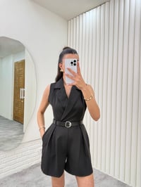 Siyah V Yaka Kemerli Cepli Tulum Gaus00307GausTULUMGU1001703