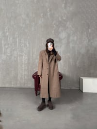 Nerisa Kahve Düğmeli Astarlı Premium KabanGausKABANGU100236