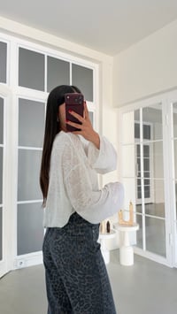 Leopar Desenli ZR Model Tasarım Straight Jean GAUS-02284GAUSDENİM PANTOLONGAUS-02284