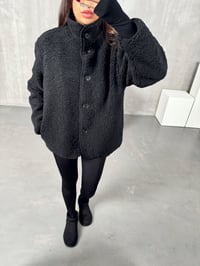 Robert Siyah Astarlı Peluş Orta Boy CeketGausKABANGU00903956