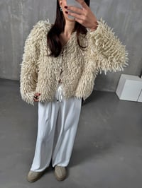 Sova Taş Püsküllü Çengel Düğmeli Tasarım HırkaGausHIRKAGU00904061