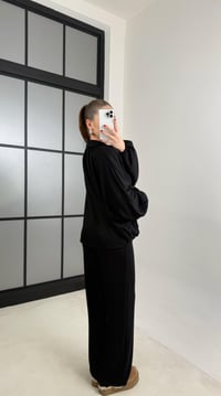 Siyah Bomber Hırka Beli Lastikli Pantolon İkili Takım GAUS-00556GAUSTAKIMGAUS-00556