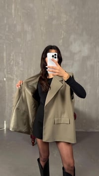 Haki Astarlı Vatkalı Kemerli Premium Yelek GAUS-01139GAUSYELEKGAUS-01139