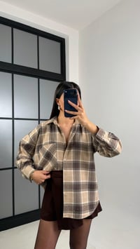 Vizon Taş Detaylı Ekoseli Gömlek GAUS-00814GAUSShirtGAUS-00814