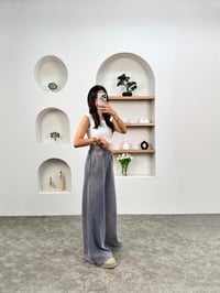 ZR Eskitme Gri Beli Lastikli Eşofman AltıGausEŞOFMANGU00903624