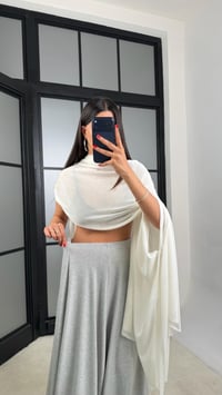 Gri Modal Kumaş Basic Etek GAUS-01559GAUSETEKGAUS-01559