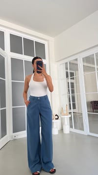 Mavi Yıkamalı Tencel Denim Pantolon GAUS-01786GAUSDENİM PANTOLONGAUS-01786