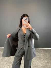 Polito Gri Premium Üçlü TakımGausTAKIMGU004384