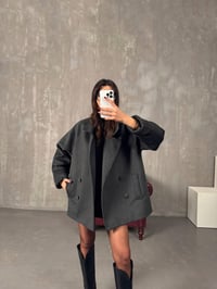 Giso Antrasit Astarlı Premium Kaşe KabanGausKABANGU00904382