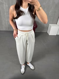 Sofya Ekru Oysh Muadil Modal Kumaş Balon PantolonGausPANTOLONGU100219