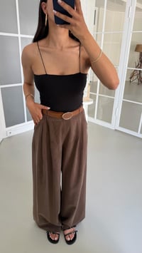 Kahve Kemerli Premium Pantolon GAUS-01667GAUSPantsGAUS-01667