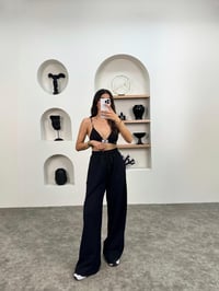 ZR Siyah Beli Lastikli Eşofman AltıGausEŞOFMANGU008946