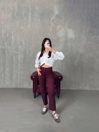 Rick Bordo ZR Kesik Paça Mom JeanGausDENİM PANTOLONGU00904317