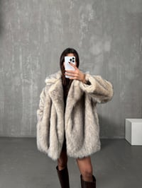 Revena Krem Astarlı Premium KürkGausKABANGU10068