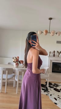 Mürdüm Halter Yaka Gold Toka Detaylı Bluz Etek İkili Premium Takım GAUS-01631GAUSTAKIMGAUS-01631