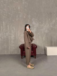 Kahve Astarlı Ceket Pantolon Takım Gaus00069GausTAKIMGU1001161