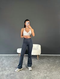 Füme İspanyol Oysh Şardonlu PantolonGausPANTOLONGU002429