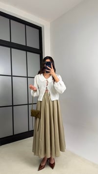 Haki Vual Astarlı Prenses Etek GAUS-01148GAUSETEKGAUS-01148