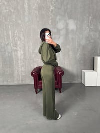 Galew Haki Oys Modal Kumaş TakımGausTAKIMGU00904003