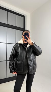 Siyah Çift Taraflı İçi Kürklü Mont GAUS-01008GAUSMONTGAUS-01008