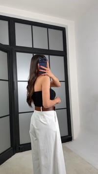 Beyaz Kemerli Etek Pantolon GAUS-01571GAUSPANTOLONGAUS-01571