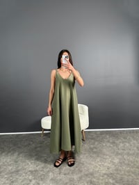 PRY Haki Premium Salaş Elbise GausELBİSEGU007183