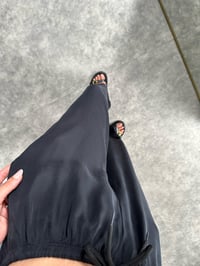 MD Siyah Beli Lastikli Cepli Tensel Rahat Dokuma Muadil PantolonGausPANTOLONGU008774