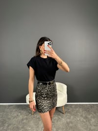 Leoparlı Mini Etek GausETEKGU007205