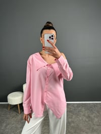 Pembe Düşük Omuz GömlekGausGÖMLEKGU007192