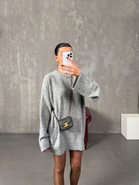 Arow Gri Triko Oversize KazakGausKAZAKGU10082