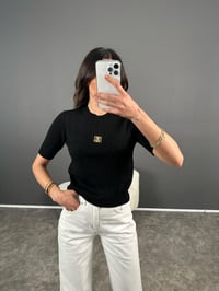 Siyah Triko TshirtGausTSHIRTGU004563