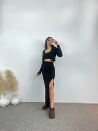 Ela Siyah 3lü Triko Takım GausTAKIMGU00749
