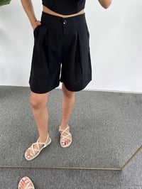 Erlina Siyah Crop Şortlu TakımGausTAKIMGU001071
