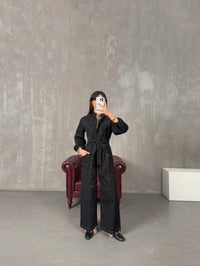 Belami Siyah Kuşaklı Gabardin TulumGausTULUMGU100406