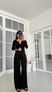 Siyah Yıkamalı Tencel Denim Pantolon GAUS-01786GAUSDENİM PANTOLONGAUS-01786