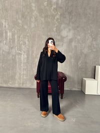 Anley Siyah Polo V Yaka Triko TakımGausTAKIMGU00903903