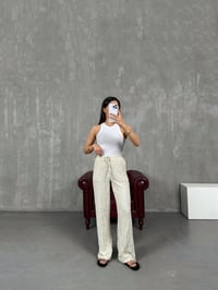 Krem Bürümcük Pantolon Gaus00067GausPANTOLONGU1001155