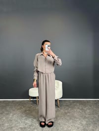 Esna Vizon İthal Tensel Kumaş İkili Takım GausTAKIMGU004646