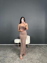 Anilia Vizon İp Askılı Maxi Uzun ElbiseGausÜST GİYİMGU004684